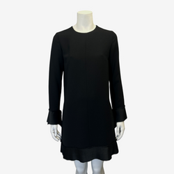 Victoria by Victoria Beckham women's black long-sleeved dress