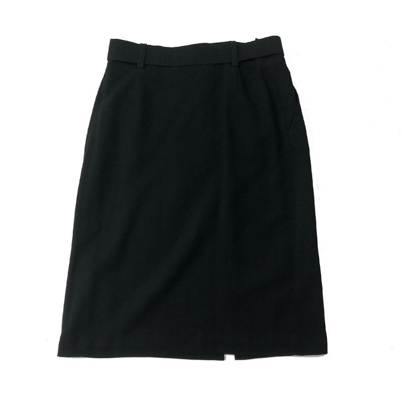 Fendi women's black cotton skirt with belt