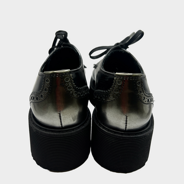 Prada platform oxfords womens best sale