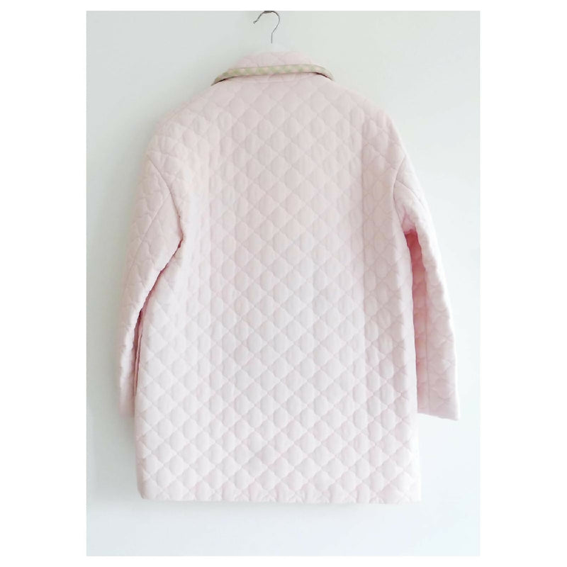 Fendi women's SS20 pastel pink silk quilted jacket