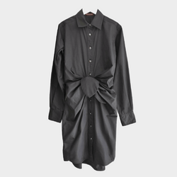 Altuzarra women's black cotton Chloris shirt dress