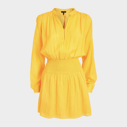 Rag & Bone women's yellow Calista mini dress