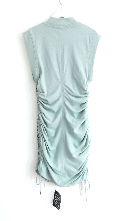 Alexander Wang T mint ruched cotton drawstring dress