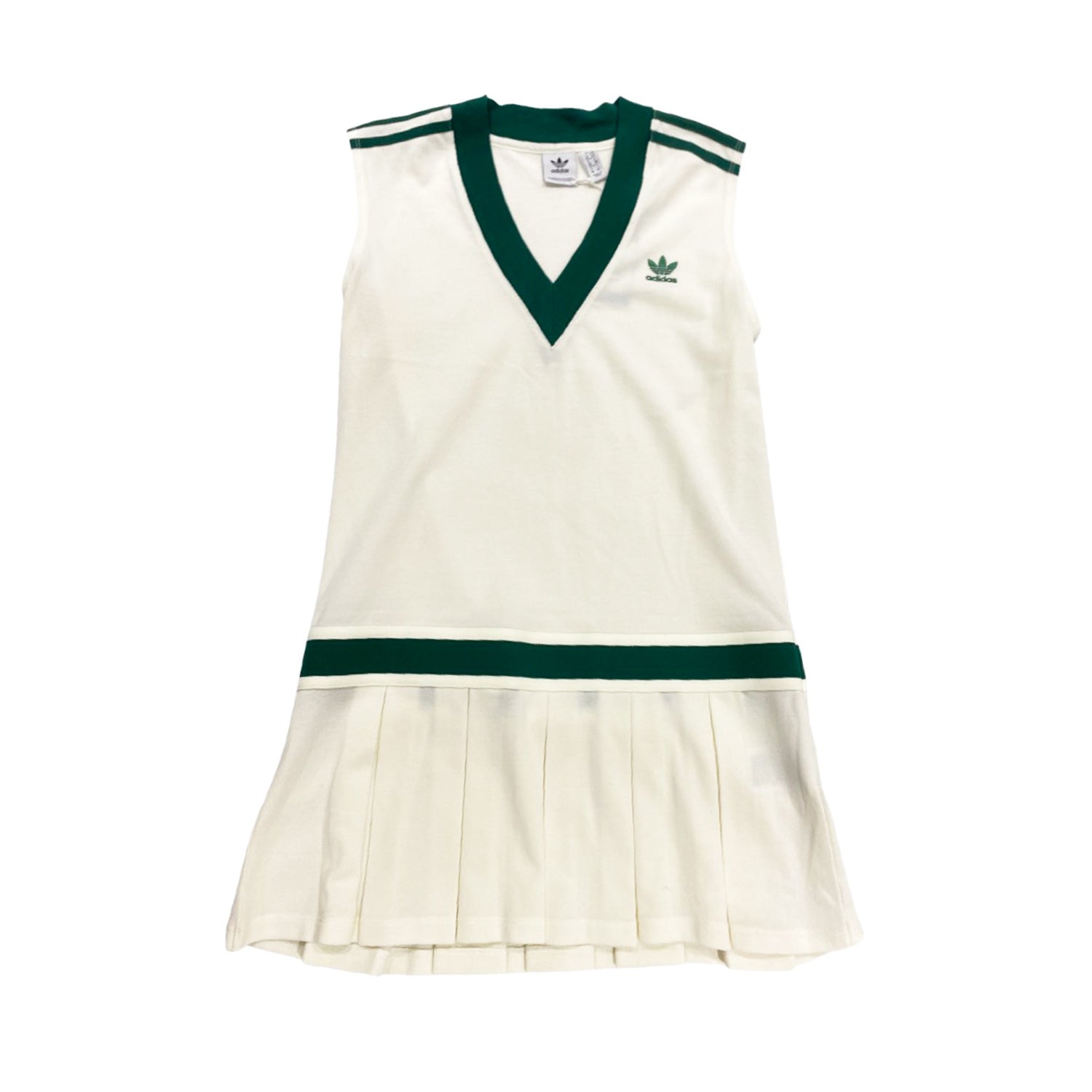 Green and white sales adidas dress