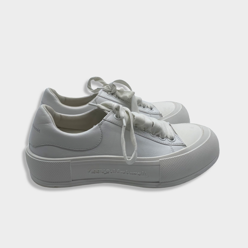 Alexander Mcqueen pre-worn white trainers