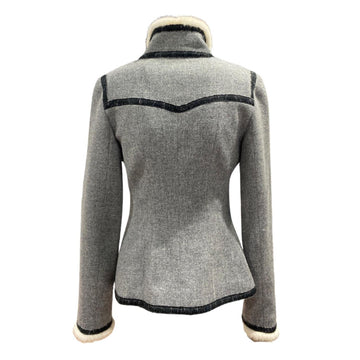 Pre-owned Wool Jacket In Grey