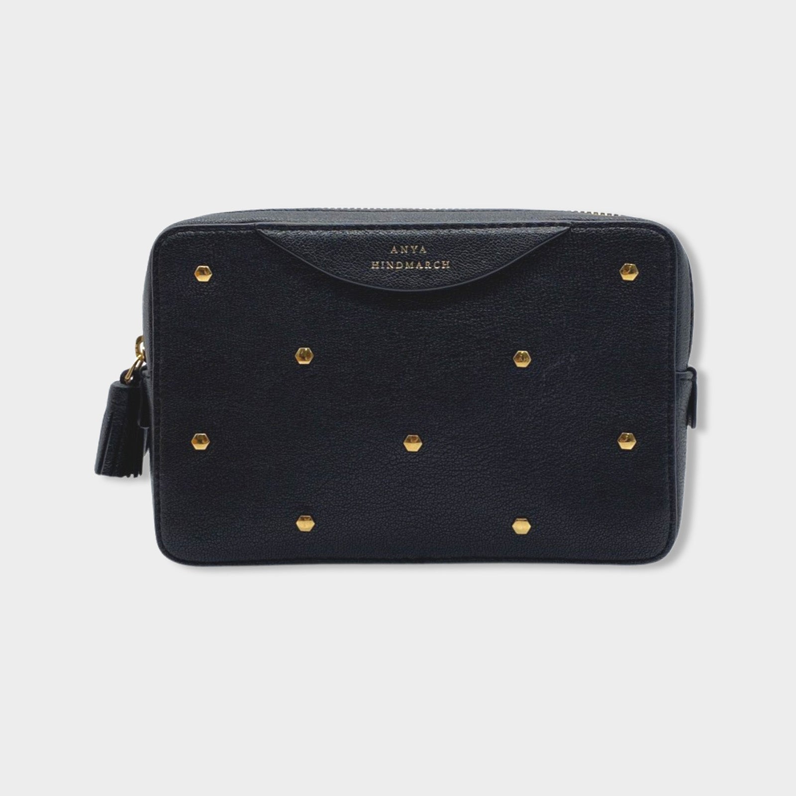 Leather wallet Anya Hindmarch Black in Leather - 39577465