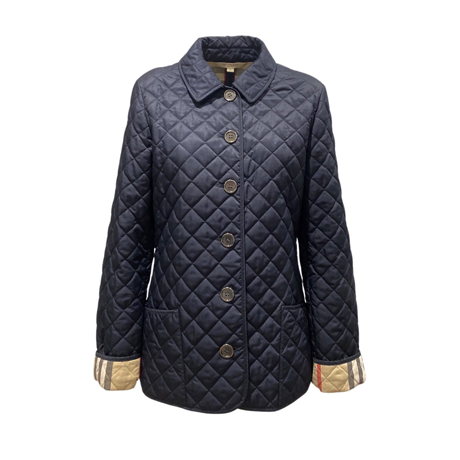 Burberry quilted jacket measurements sale