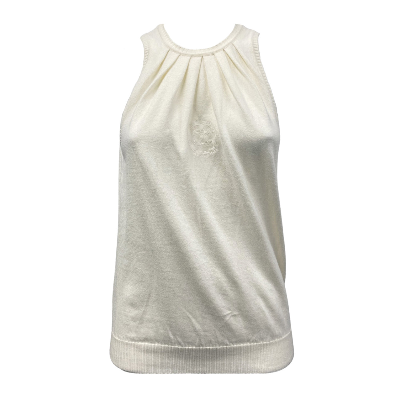 Chanel Authenticated Plain Cotton Top