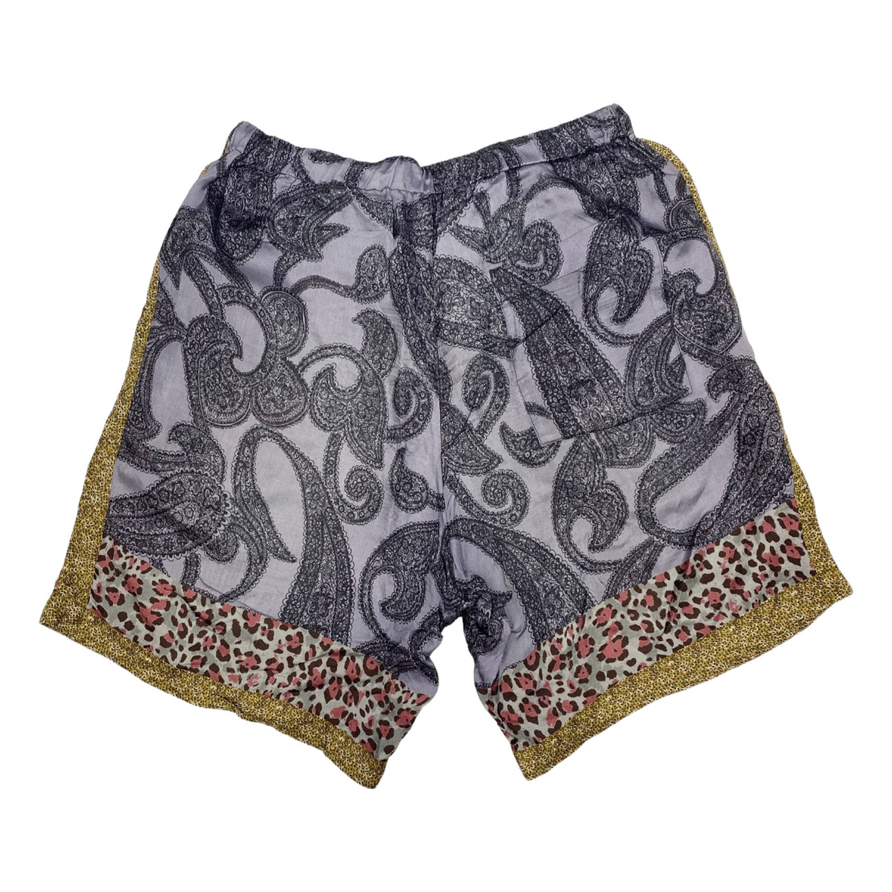 DRIES VAN NOTEN multicolour animal and abstract print shorts