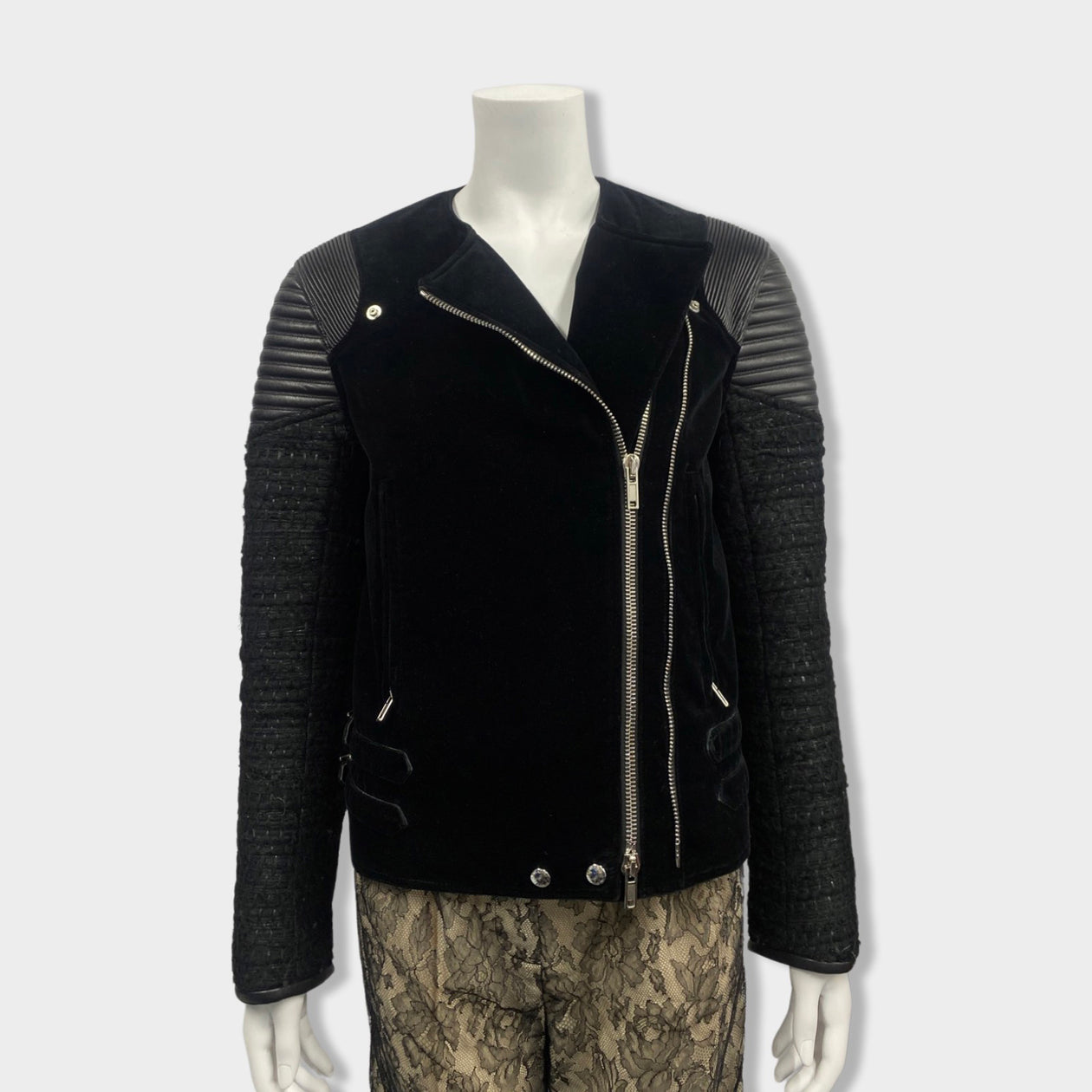 Givenchy Black Leather Biker Jacket