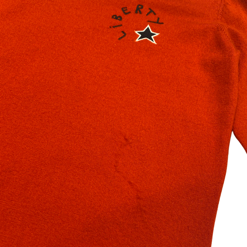 BELLA FREUD red star logo woolen jumper