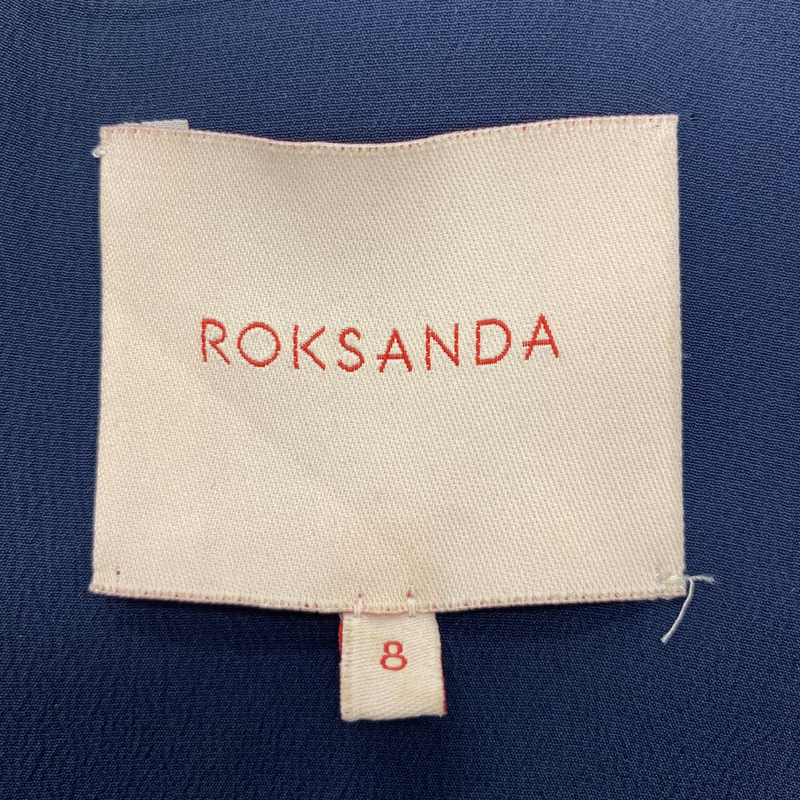 ROKSANDA navy and olive dress