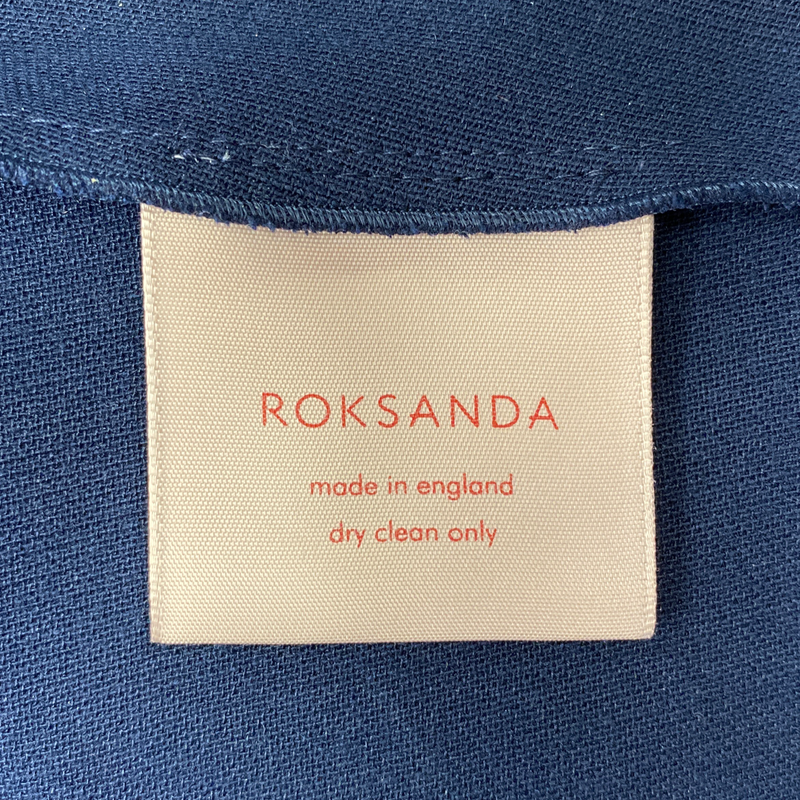 ROKSANDA navy and olive dress