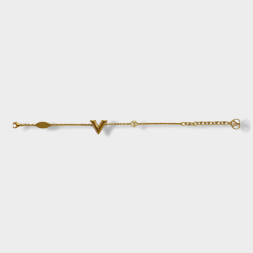 Louis Vuitton Essential V Bracelet - Brass Link, Bracelets