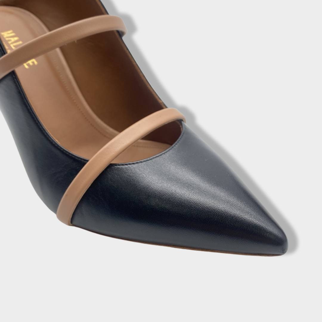 MALONE SOULIERS black leather heels – Loop Generation