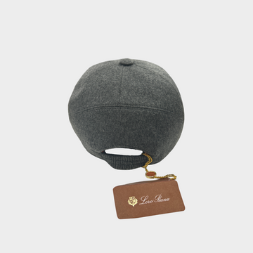 LORO PIANA grey baby cashmere baseball cap – Loop Generation