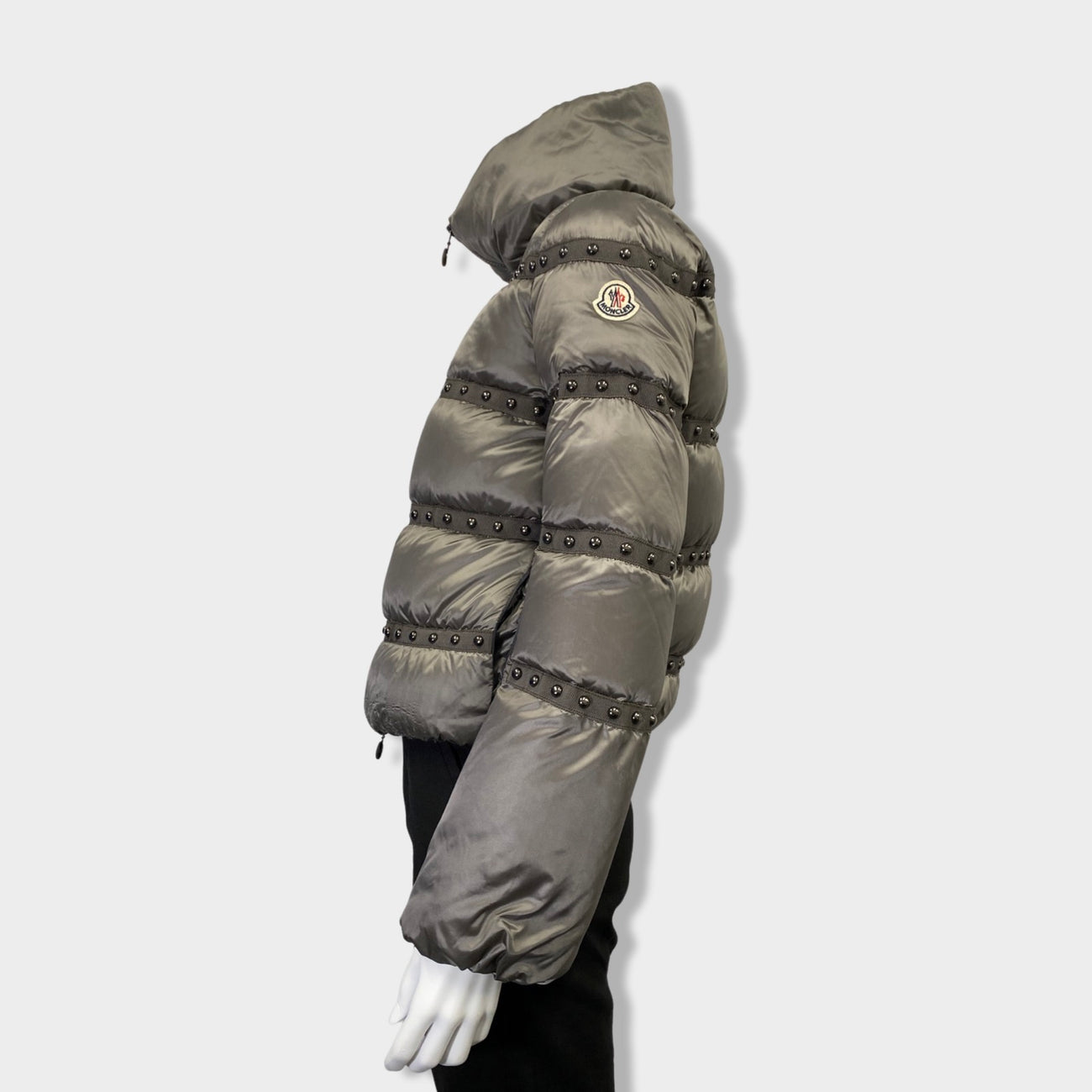 Grey moncler store puffer coat