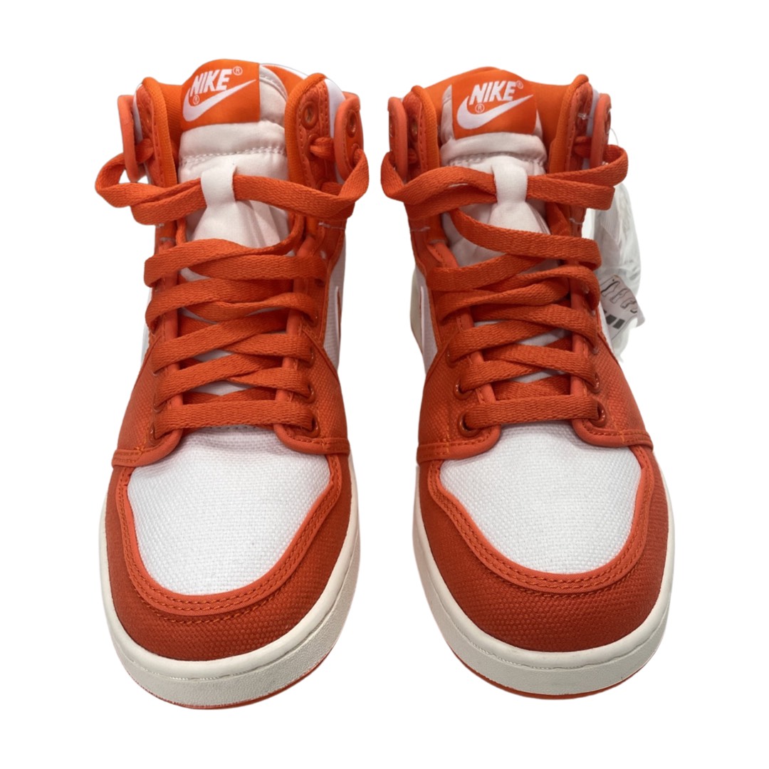 Orange high top clearance nikes