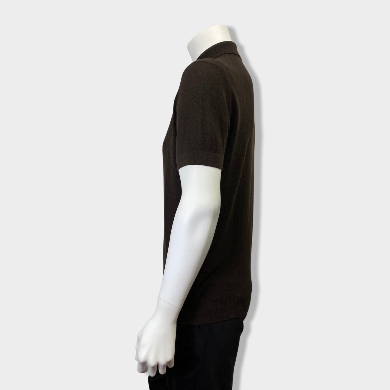 LV Creation Solid Men Polo Neck Black T-Shirt - Buy LV Creation