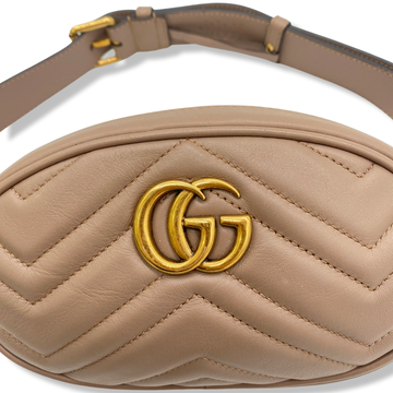 Gucci marmont sale belt bag sizes