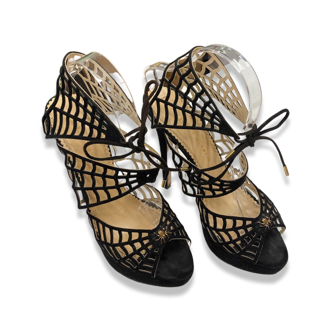 Charlotte olympia spider web shoes hotsell