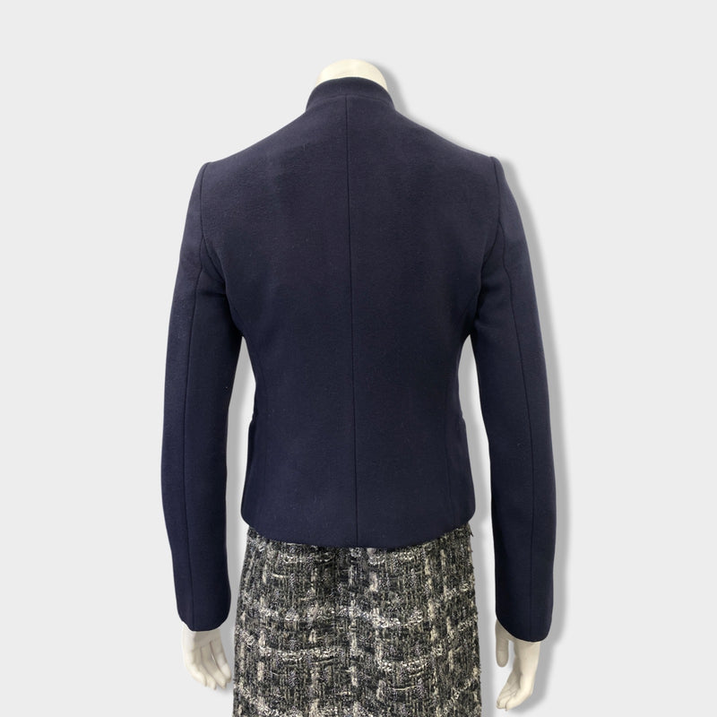 STELLA MCCARTNEY navy woolen jacket with chain detail