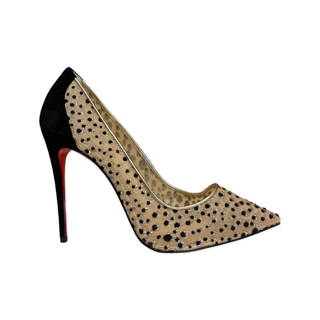 Louboutin clearance heels mesh