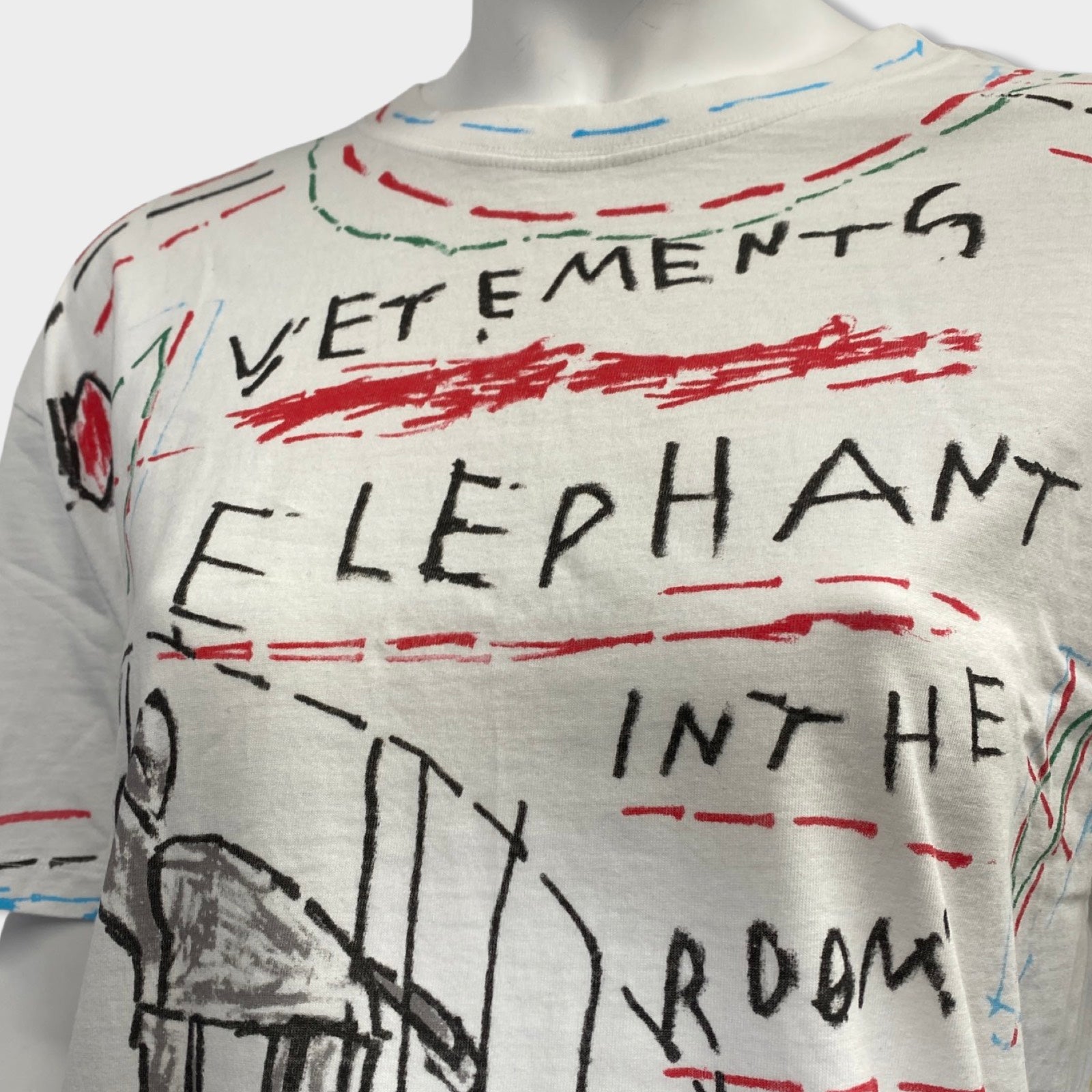 VETEMENTS Elephant in the room cotton T-shirt – Loop Generation