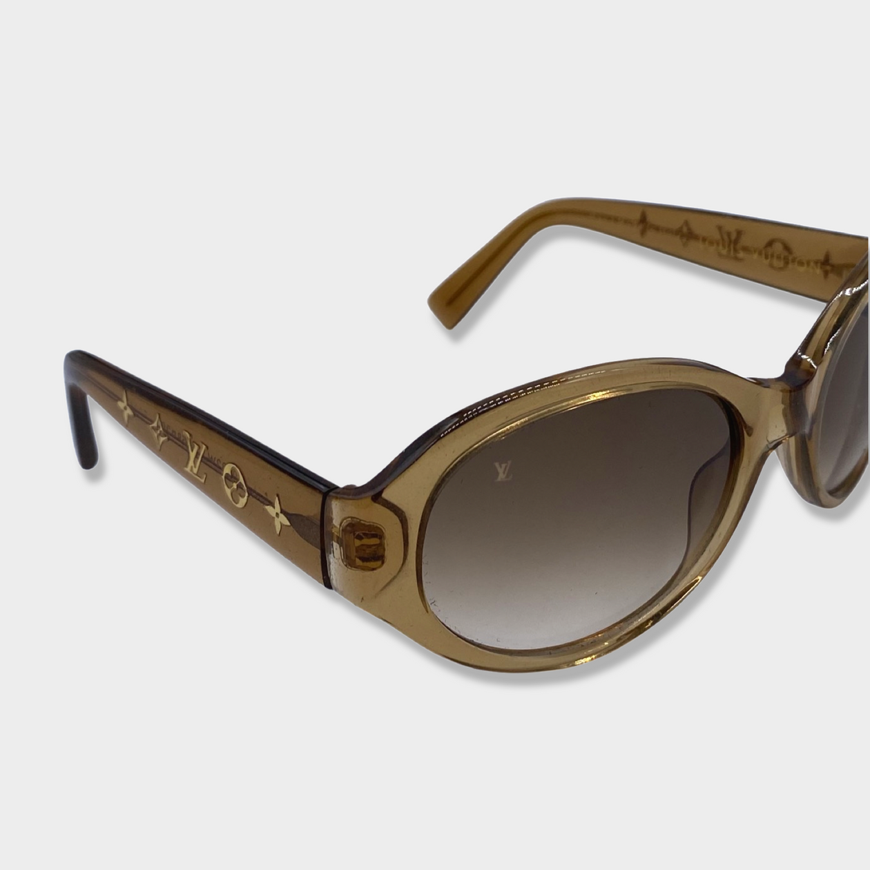 Authentic Louis Vuitton Brown Glitter Obsession Sunglasses