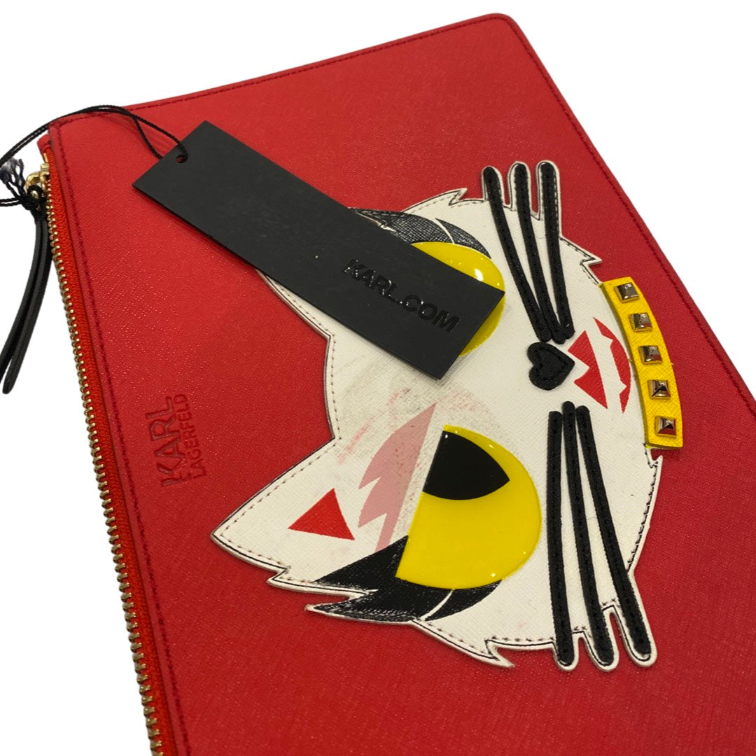 Pre-owned Karl Lagerfeld Clutch Bag In Multicolour