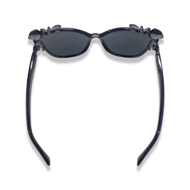 JIMMY CHOO black and grey butterfly sunglasses