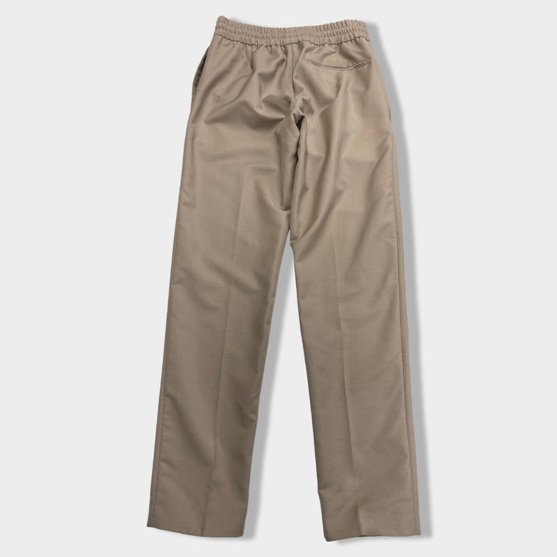 second-hand ACNE STUDIOUS beige woolen trousers | Size IT44