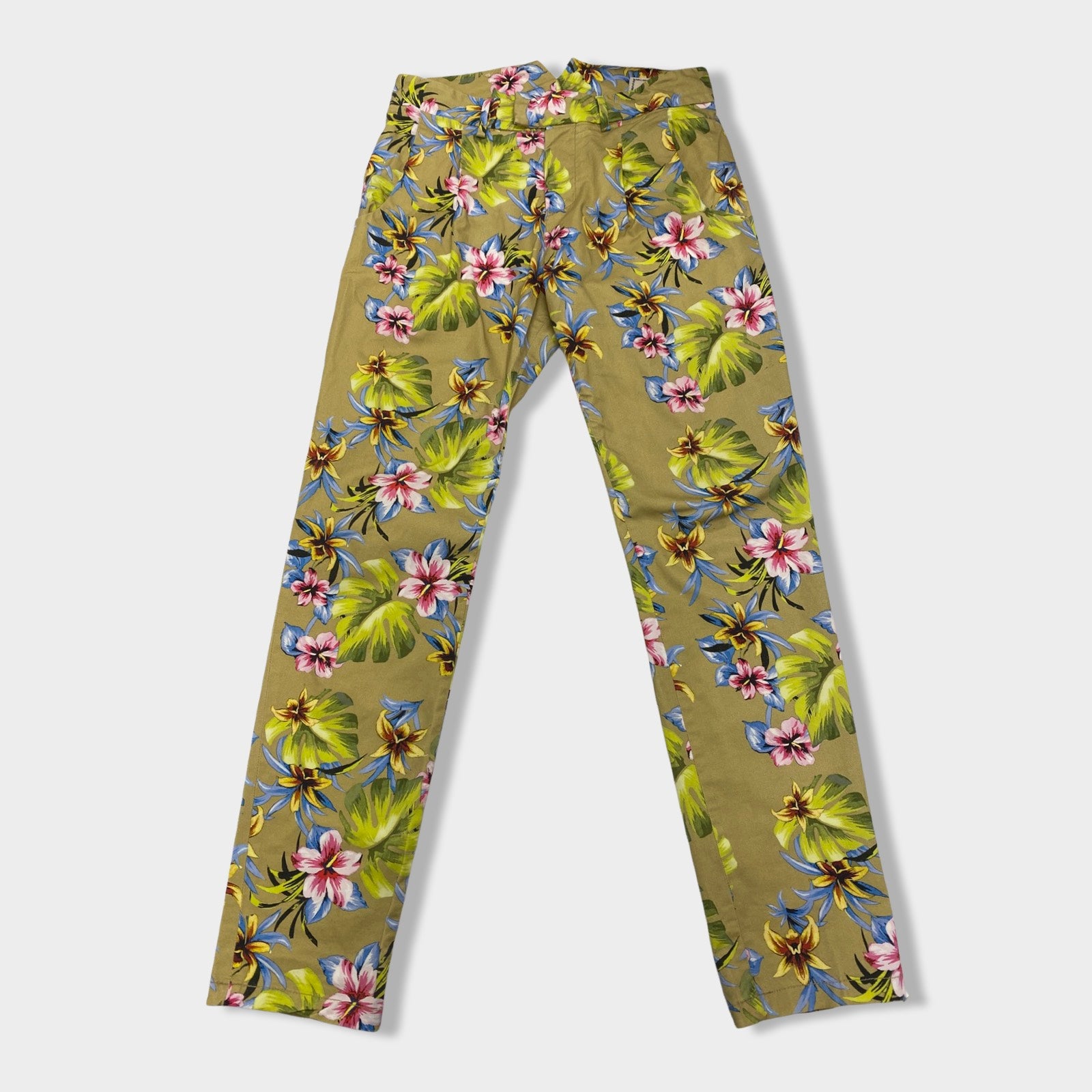 HAIKURE multicolour floral print cotton trousers – Loop