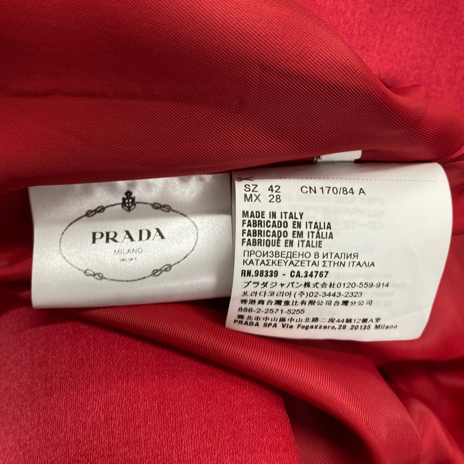 Prada hotsell red label