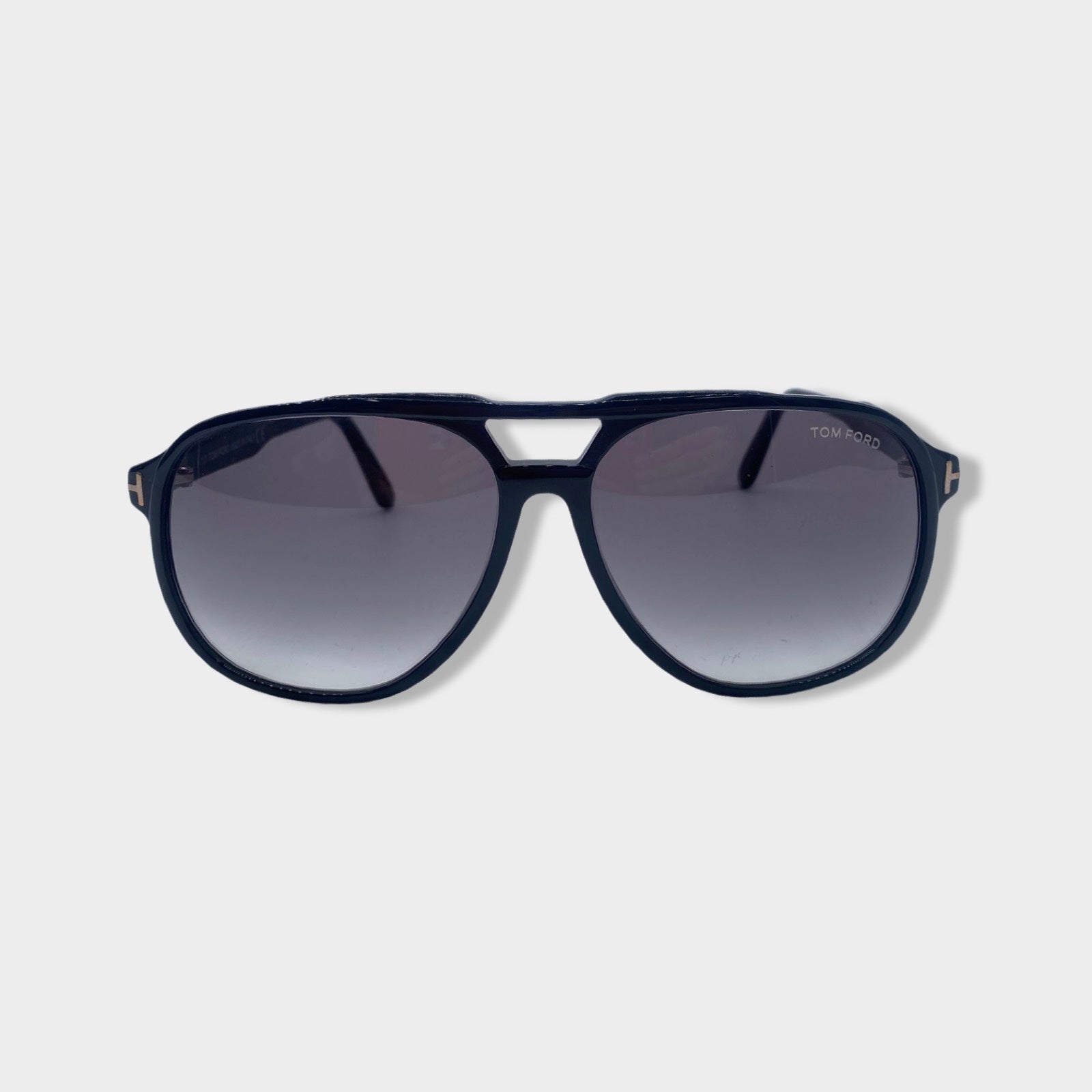 Tom ford best sale black aviator sunglasses