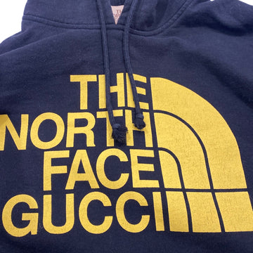 The North Face x Gucci Black, Yellow 2021 Graphic Print Hoodie M