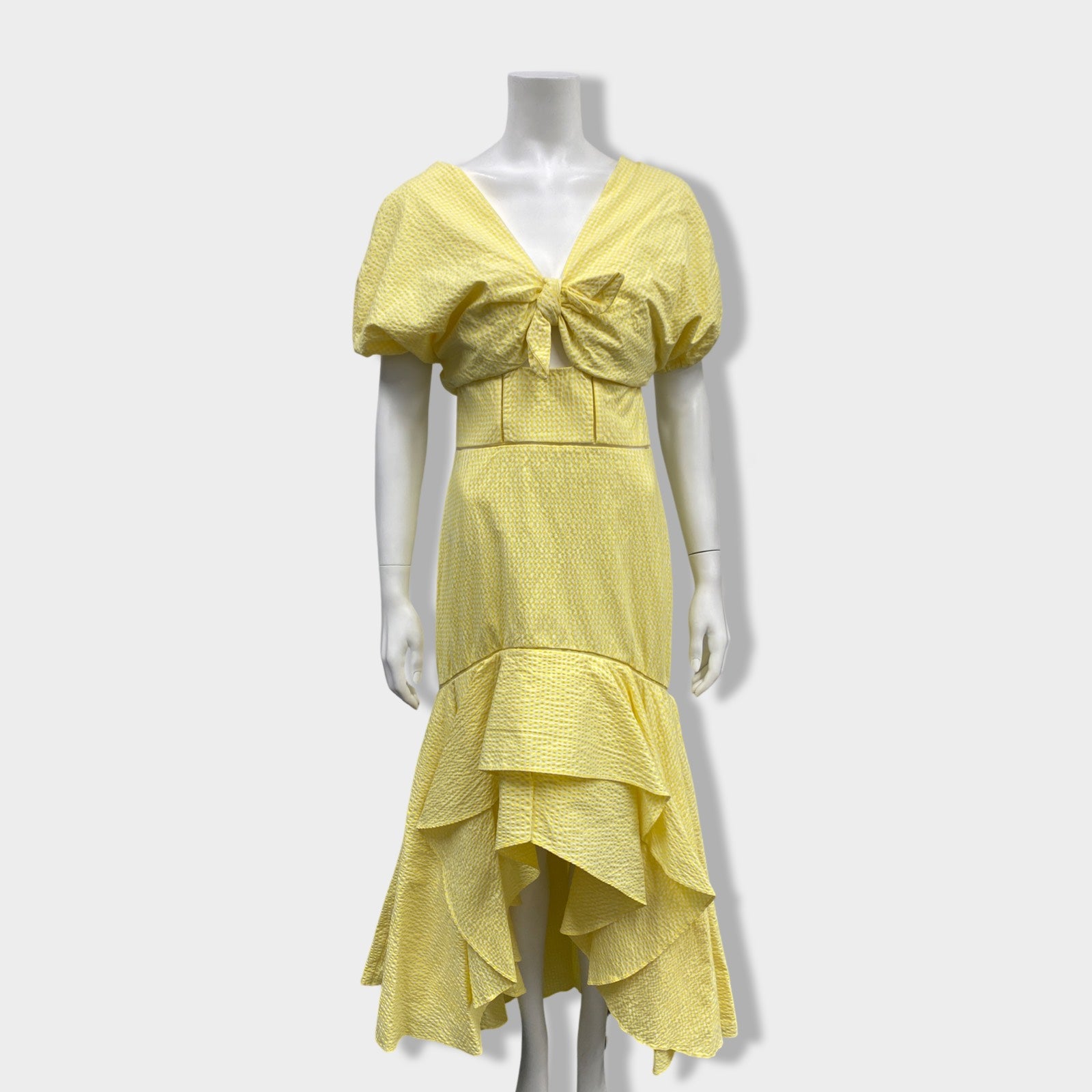 Jonathan simkhai yellow top dress