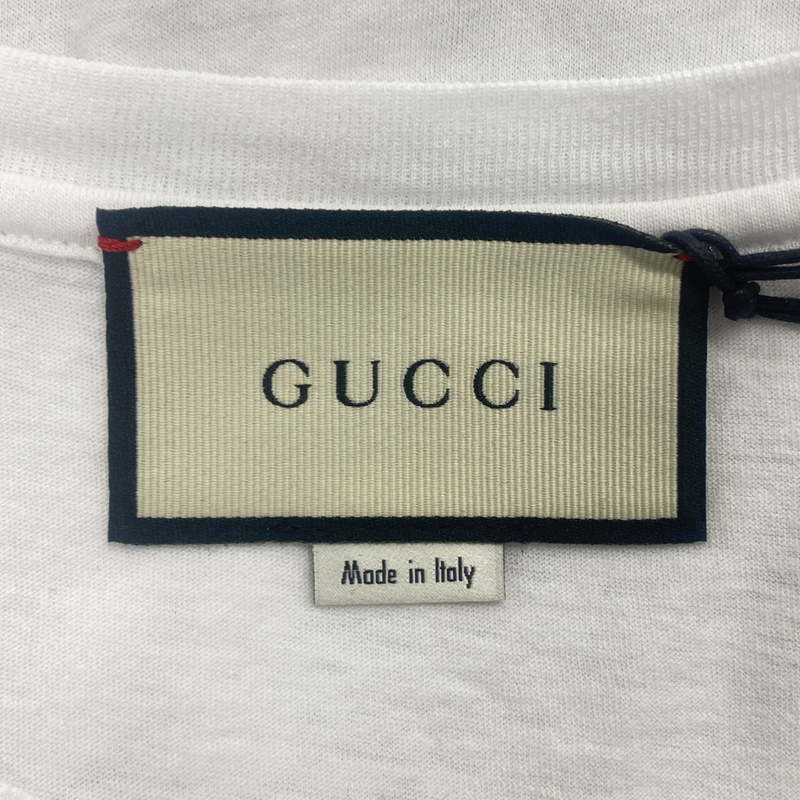 GUCCI white cotton T-shirt