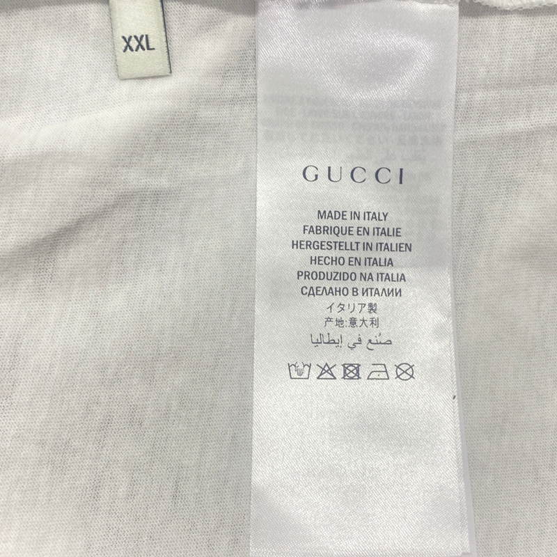 GUCCI white cotton T-shirt