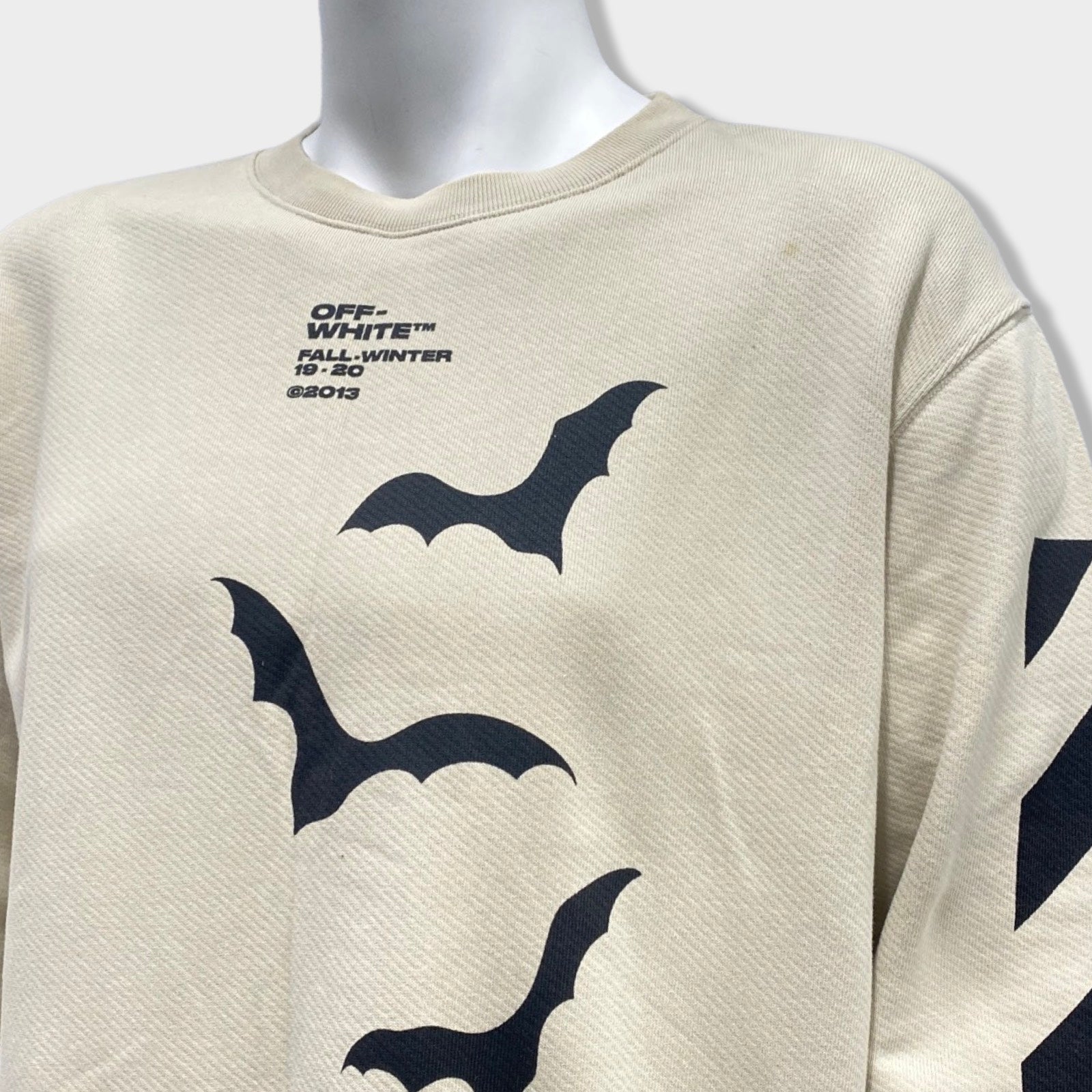 Off white 2025 bats hoodie