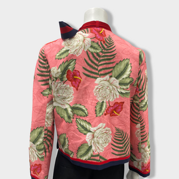 Gucci floral hot sale bomber jacket