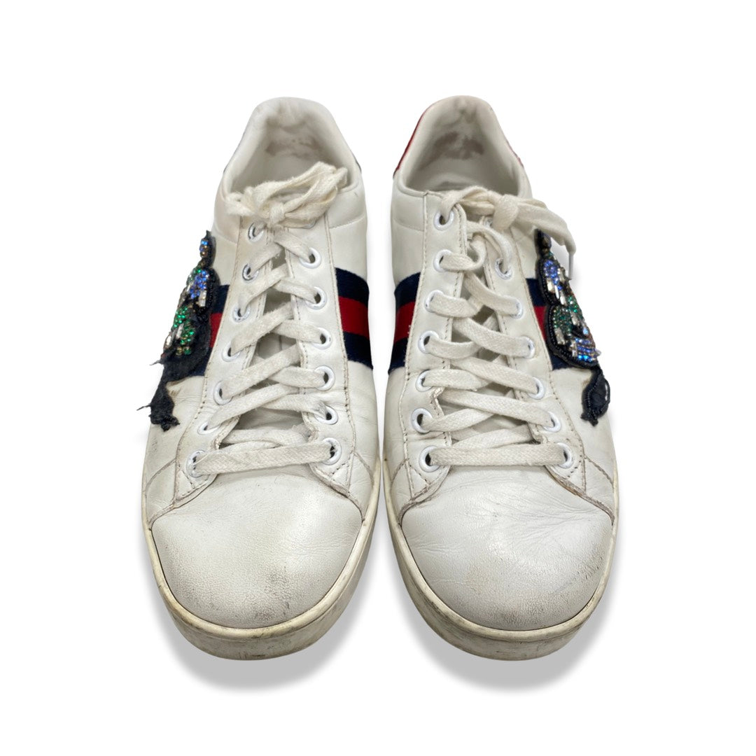 Gucci trainers best sale with diamonds