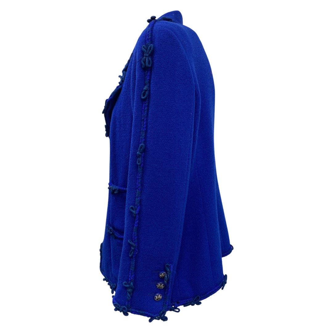 Chanel Reversible Fur Jacket - Blue Jackets, Clothing - CHA254534