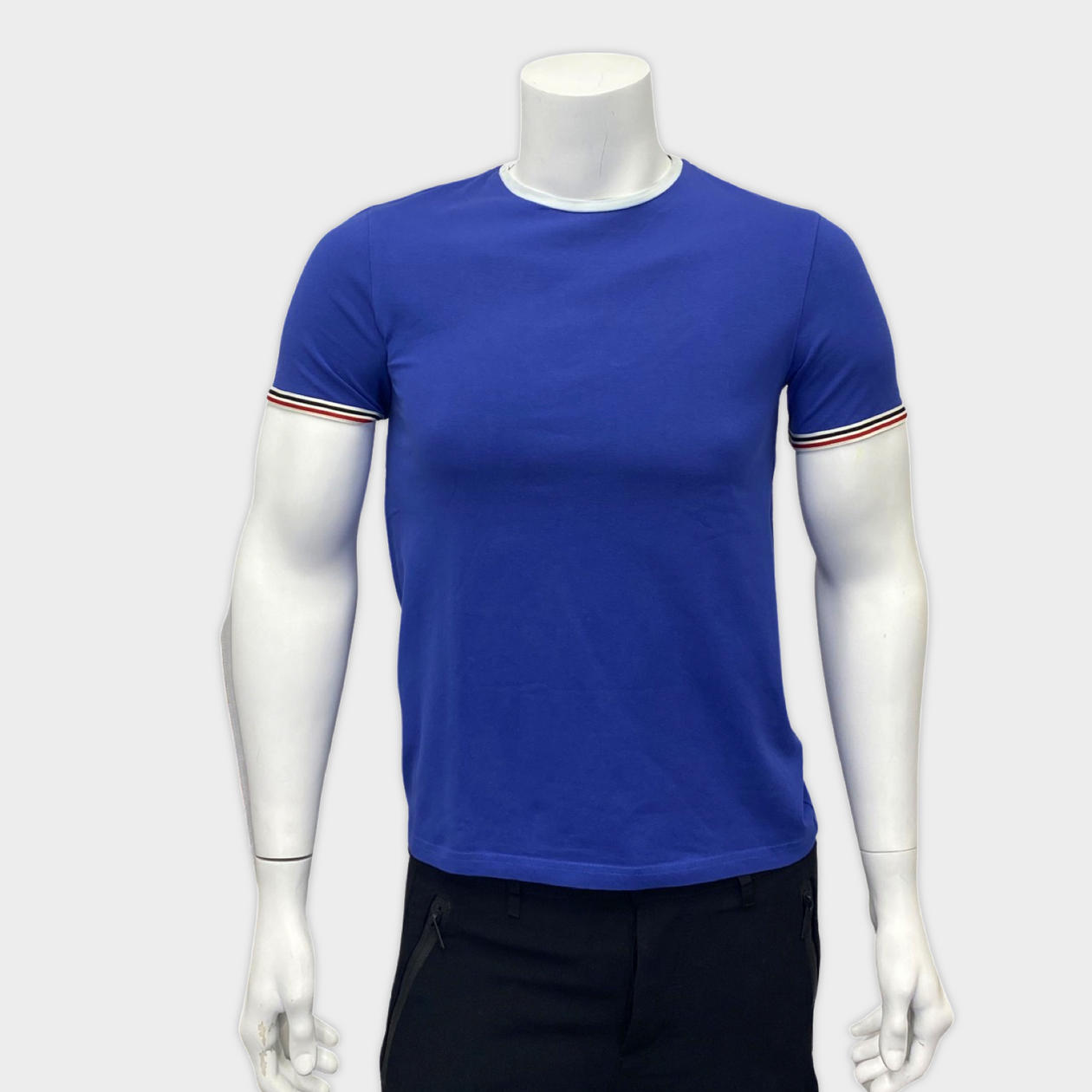 Moncler blue slim fit t-shirt – Loop Generation