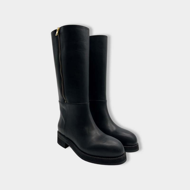 MARNI black leather boots