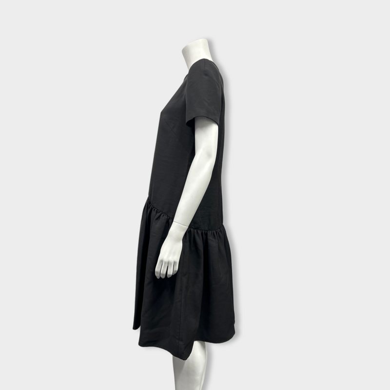 second-hand ALEXANDER MCQUEEN black woolen dress | Size IT46