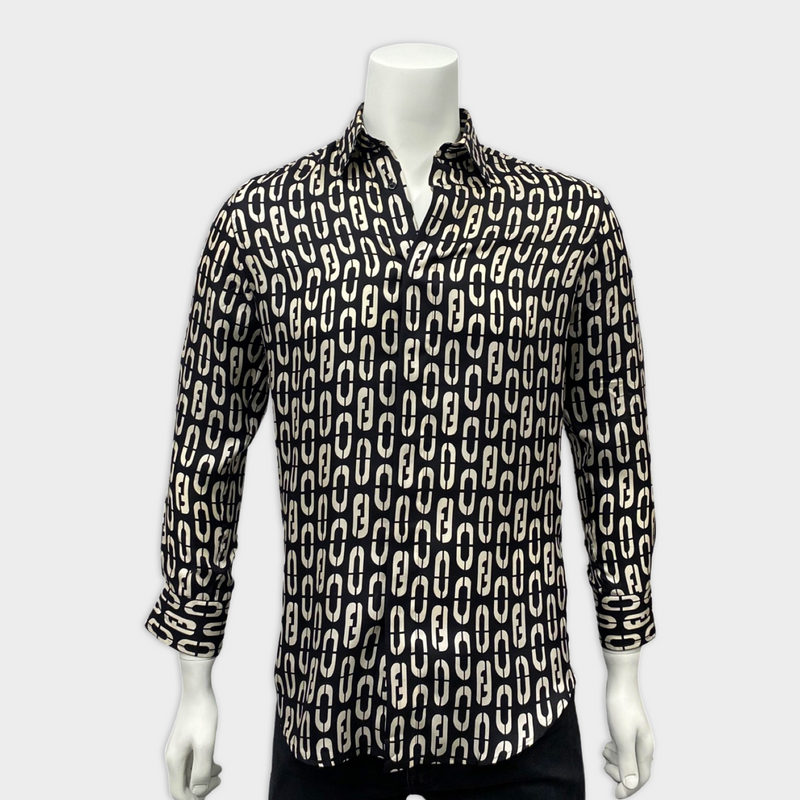 second-hand fendi silk shirt