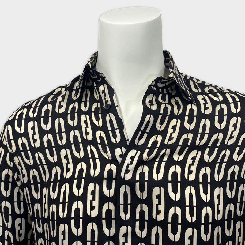 pre-worn fendi silk shirt