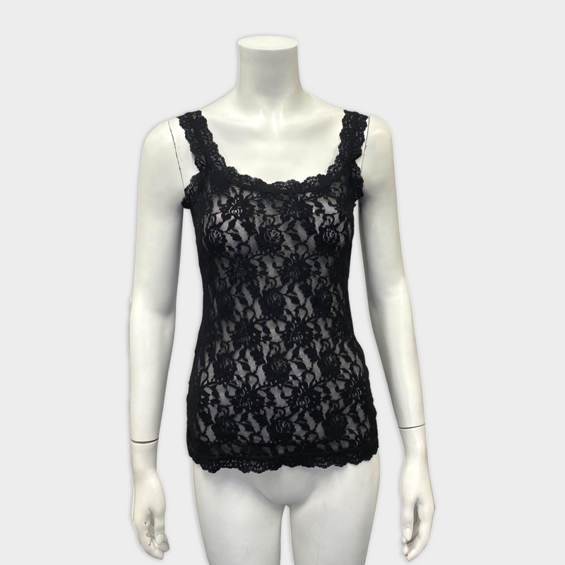 HANKY PANKY black lace cami top